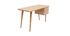 Fifties - Bureau droit design scandinave en chêne - Miliboo - L140 x P60 x H75 cm_3