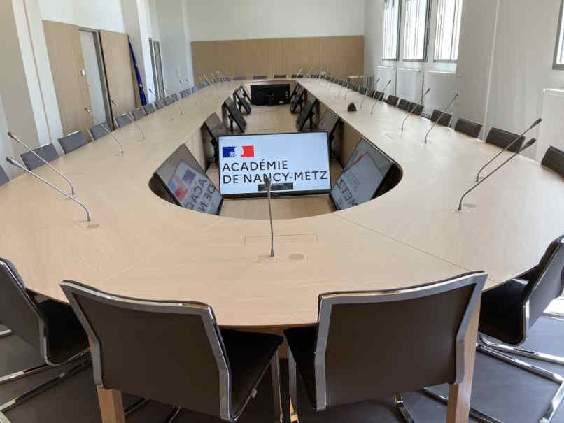 Table haute direction NATURE-BOIS - ébénisterie - 9 essences de bois - formes et dimensions sur-mesure_3