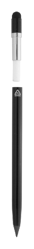 Stylo sans encre en aluminium recyclé - stylet tactile et pointe métallique effaçable_3