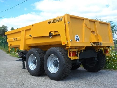 Benne de transport Deguillaume homologuée pour 25 km/h