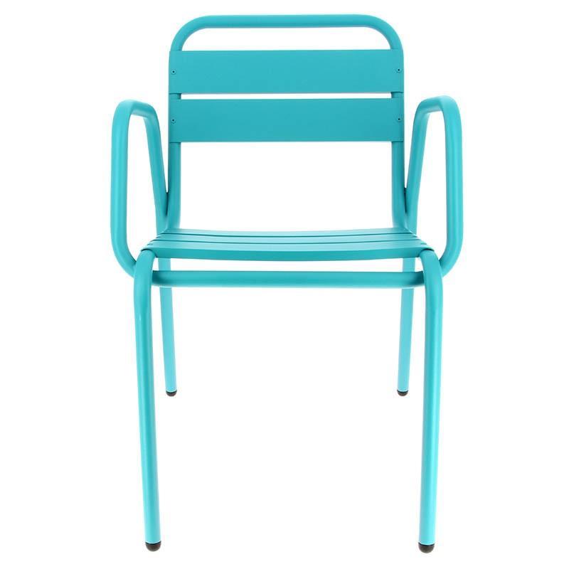 Fauteuil aluminium Avignon - BLEU_3