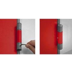 Porte coupe-feu standard EI2 60 adaptée aux normes européennes