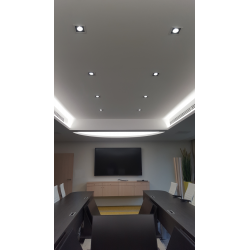 Spot encastré à LED - Connor 1 - 8W, inclinable, lentille anti-éblouissement, IP54, dimmable_3