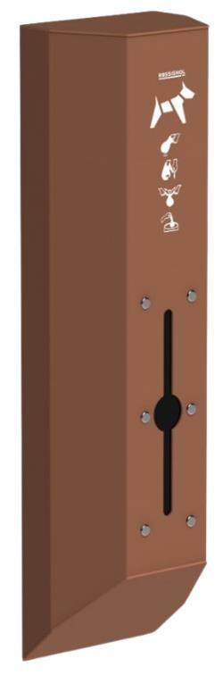 Borne murale hygiène canine Arkéa - 4 couleurs disponibles - Capacité 200 sacs_3