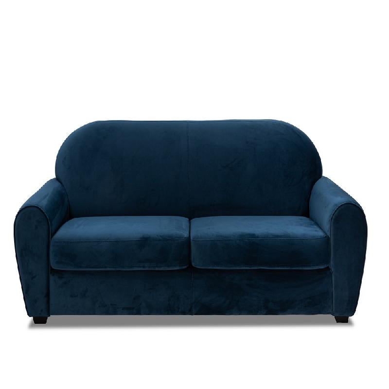 CANAPÉ FIXE CLUB 2 PLACES EN VELOURS BLEU NUIT_3