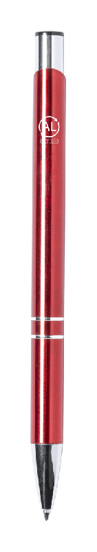 Stylo bille en aluminium recyclé - encre bleue - couleur rouge - 14g_3