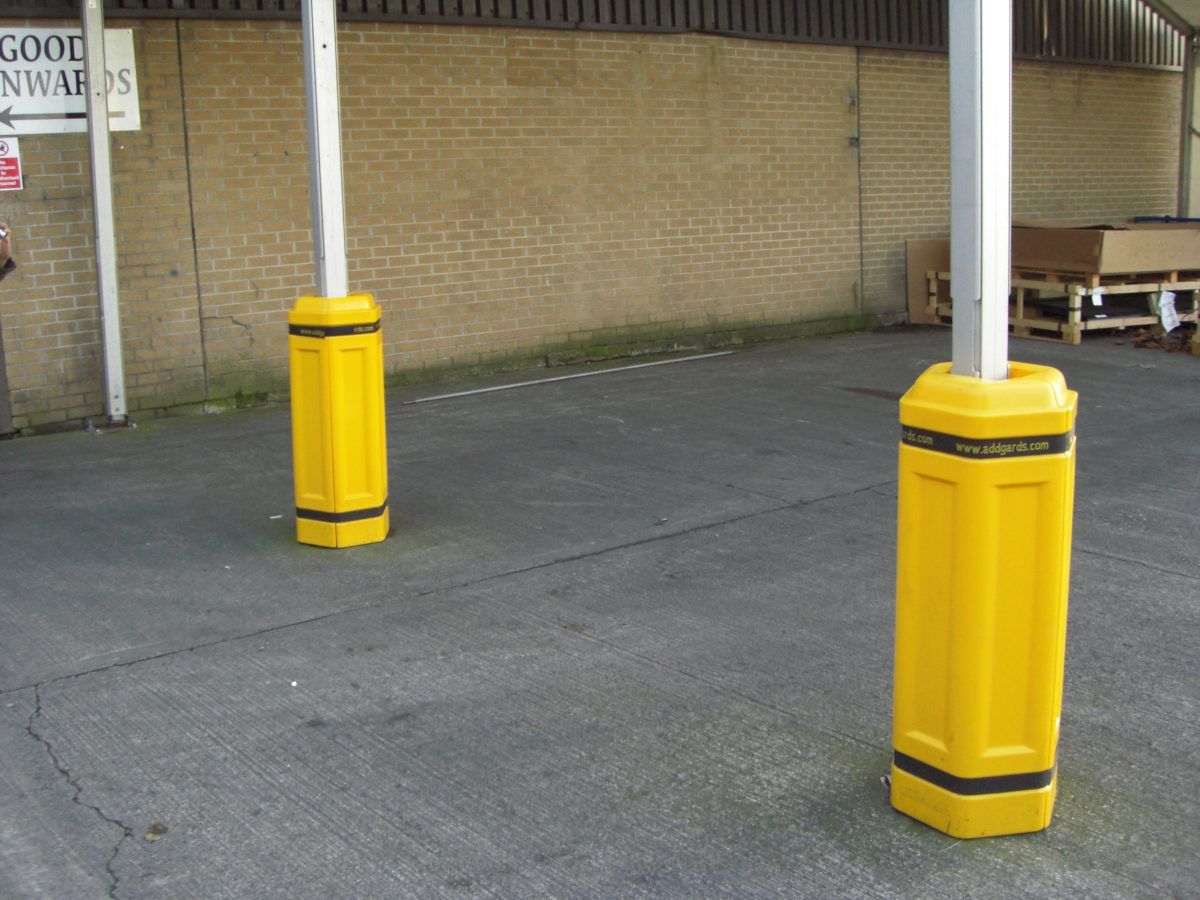 Amortisseur de choc pour piliers et colonnes - ajustable et adapté jusqu'à 1 mètre de diamètre_3