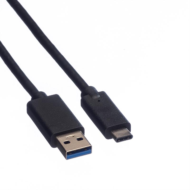 Roline green câble usb 3.2 gen 1, a-c, m/m, noir, 2 m_3