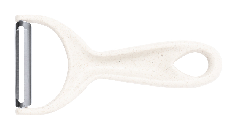Éplucheur de légumes - plastique PP - lame en acier inoxydable - couleur naturelle - 23.75g_3