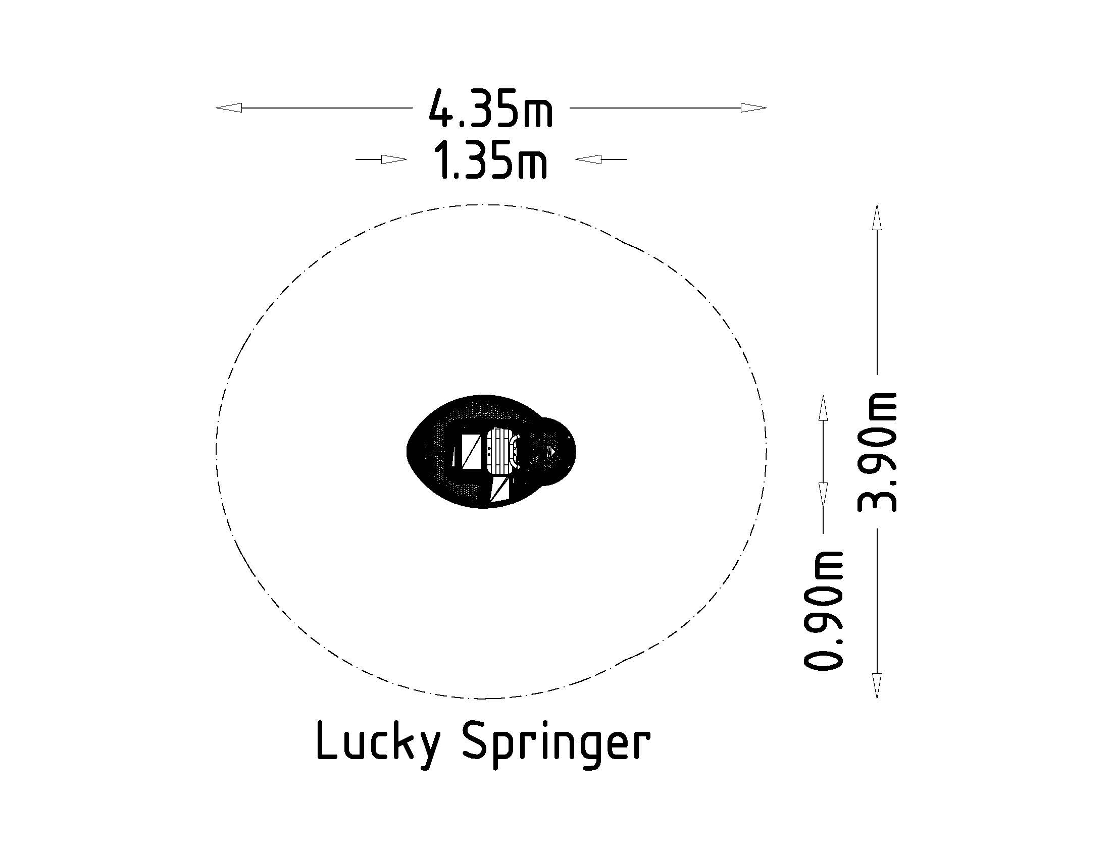 Jeu sur ressort à bascule Lady Bug - réf 8048617 - Hags, pour aires de jeux enfants 3 à 5 ans_3
