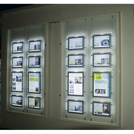 Vitrines extérieures - aluminium anodisé ou thermolaqué - vitrage plexi choc ou verre sécurit - fermeture sécurisée_3