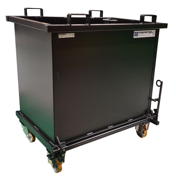 Bafo - Benne à fond ouvrant Manergo - Volume 500 à 2000 L - Fabrication française_3