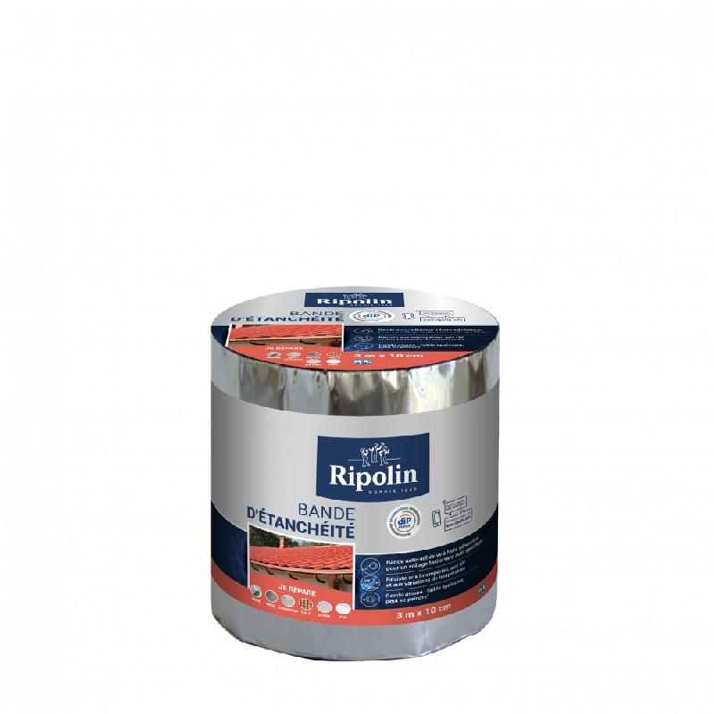 Bande d'étanchéité adhésive RIPOLIN - Aluminium, 3 m x 10 cm - Auto-adhésive et résistante aux UV_3