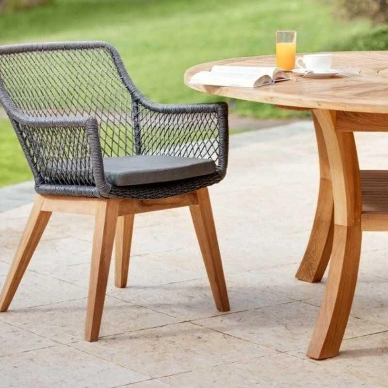Table de jardin colosseum ø120cm – MTF – bois de teck – 2nab2204_3