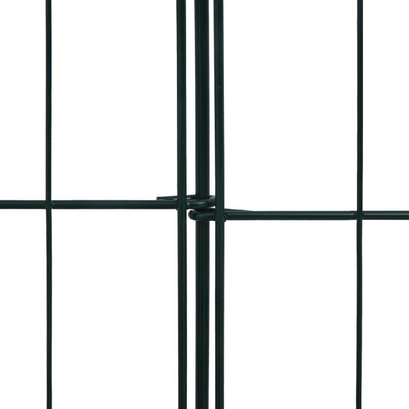 Vidaxl ensemble de clôture de jardin 99,6x79,8 cm vert 146107_3
