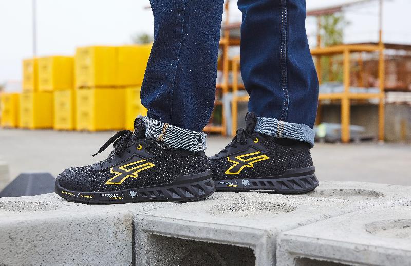 Chaussures de sécurité Matt - Réf: UPRV20014 - U-Power - Normes S3 SRC CI ESD - Taille 46 et 47 - Couleur Black/Yellow_3