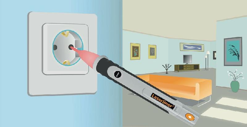 Détecteur de tension LASERLINER Active Finder - testeur sans contact, forte sensibilité, CAT III 1000 V_3