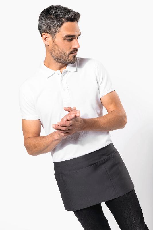 Tablier coton court - Réf: K886 - 100% coton - Couleur Denim - Marque Kariban_3