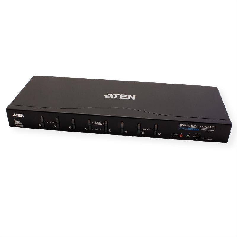 Aten cs1768 switch kvm dvi, usb, audio, 8 ports_3