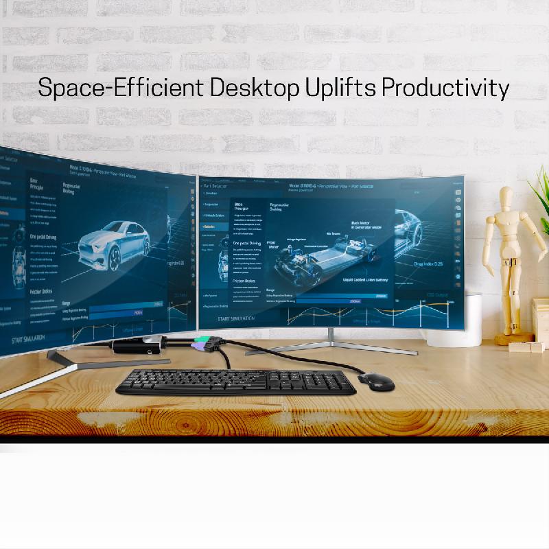 ATEN CS62KM Commutateur KM Câble Boundless USB à 2 ports_3