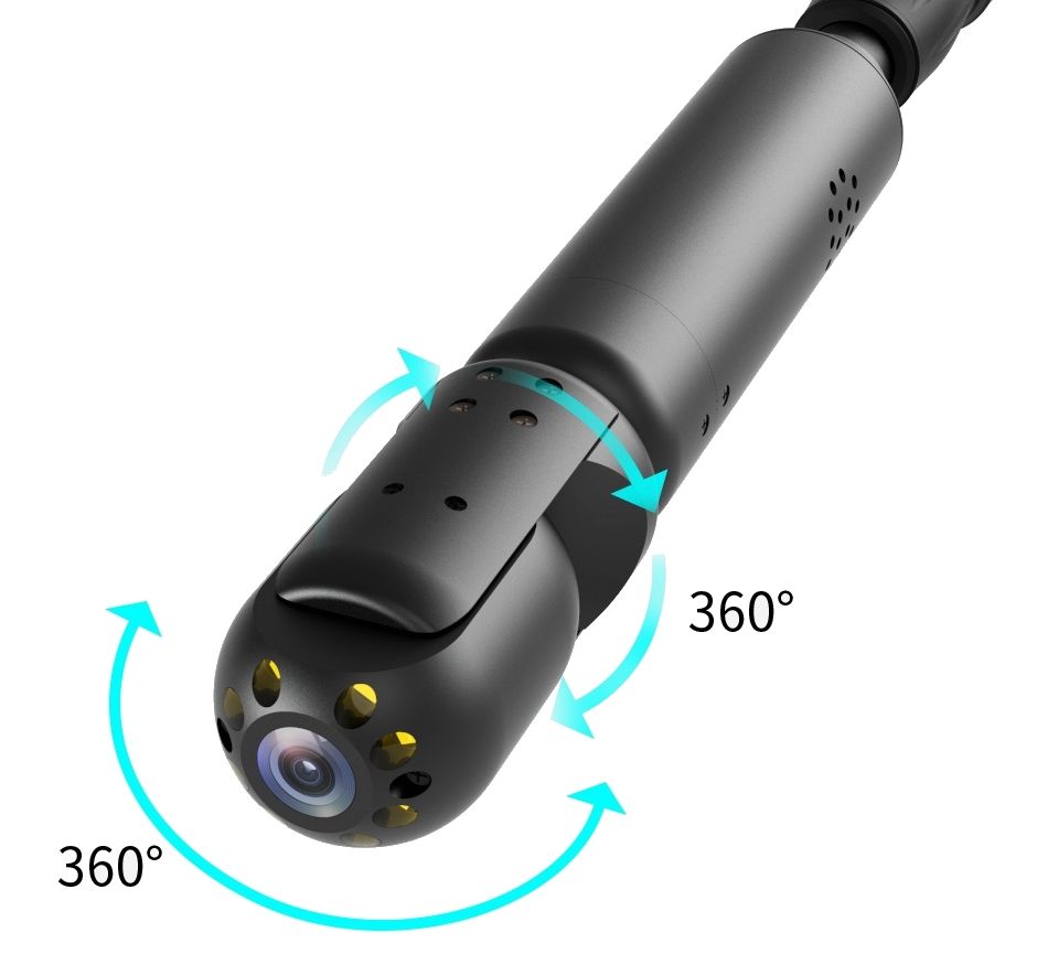 Caméra d'inspection rotative sur perche télescopique, pan 360° x tilt 360° - shaftcam 360 xl (fhd)_3