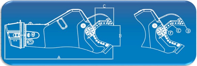 Cisaille à ferraille Rotar RSS 150 - lames remplaçables, tête rotative et vérin hydraulique_3