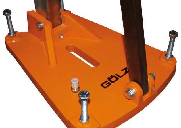 Pack complet de carotteuse KB130 en acier pour le bâtiment - GÖLZ - course 700 mm, Ø carottage jusqu'à 280 mm_3
