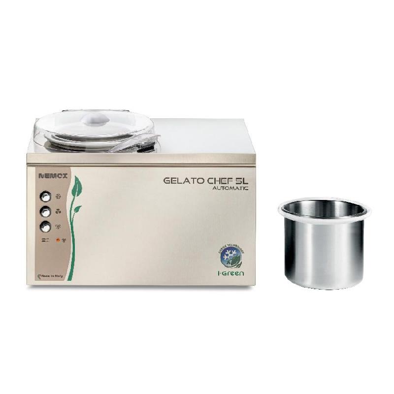 Turbine à glace professionnelle - Gelato Chef 5L Automatic i-Green | Nemox_3
