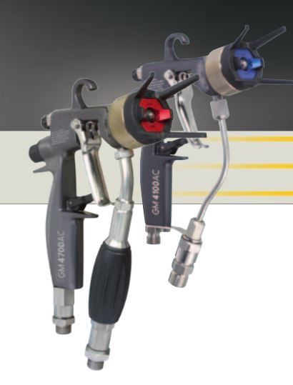 Pistolet de projection manuel GM 4700AC adapté aux grandes mains