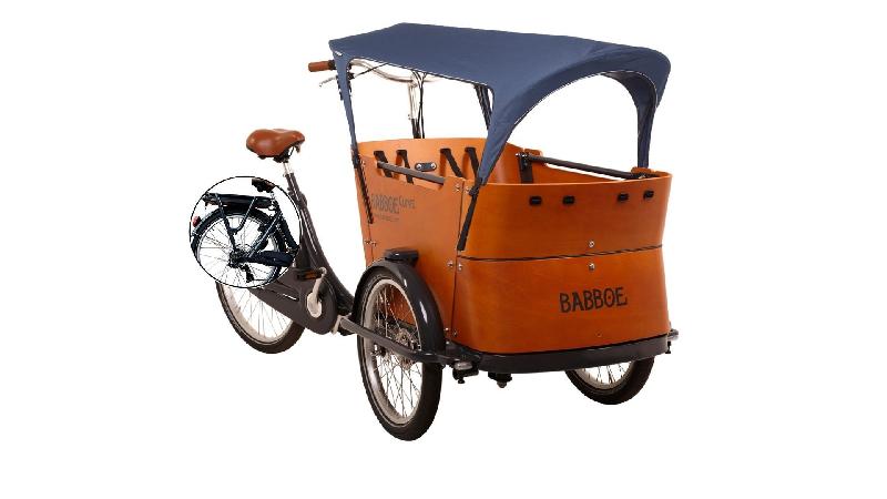 Triporteur électrique Babboe Curve-E - Transport jusqu'à 4 enfants - 7 vitesses - Freins hydrauliques_3