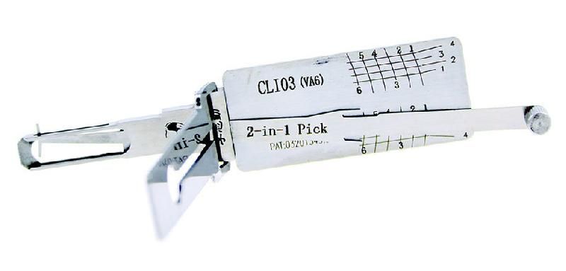Lishi VA6 Clio 3 crocheteur décodeur pour VA6 2-in-1 Mr Li_3