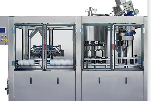 Machine monobloc multifonction pour le rinçage, le remplissage et le bouchage de bouteilles en verre ou en PET - 1000 à 40000 pièces/h -TRIBLOC_3