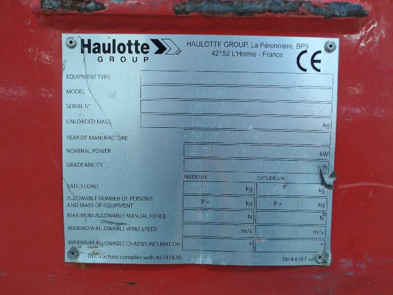 Nacelle ciseaux HAULOTTE compact 8 occasion_3