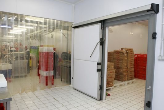 Porte de chambre froide coulissante - Thermodizayn - dimensions 120x200 cm - isolation polyuréthane_3