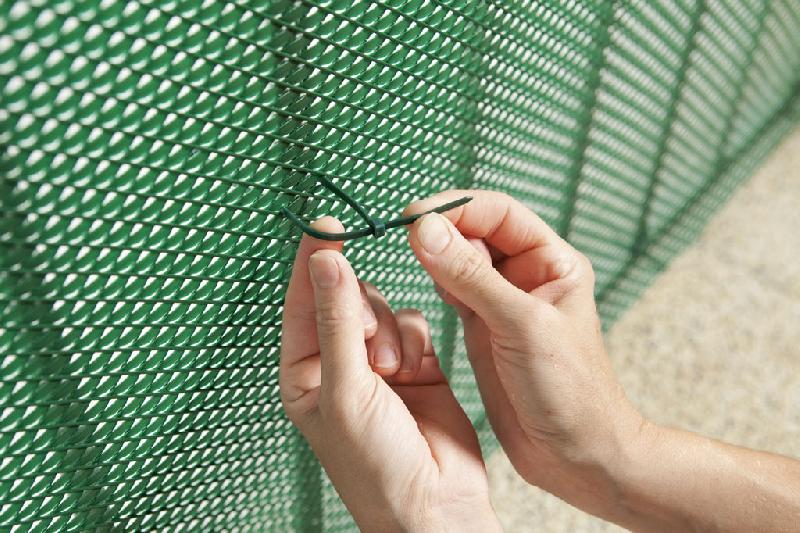 Brise-vue plastique vert 85% occultant - Trionet - 1,2 x 5 m_3