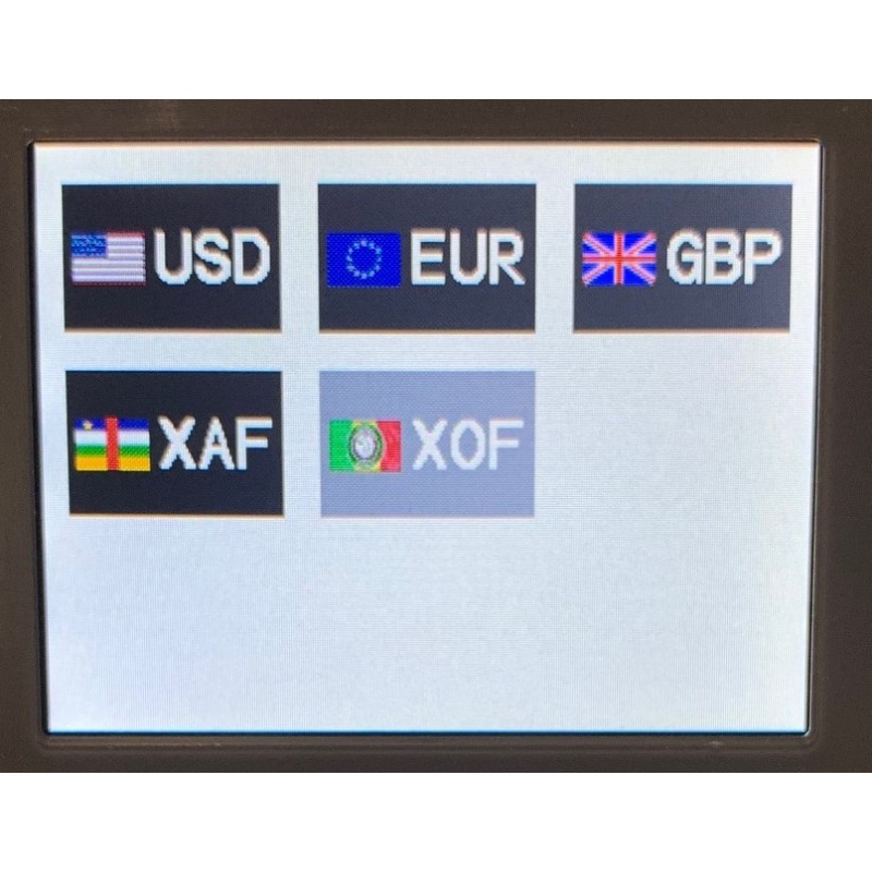 Compteuse-valorisatrice de billets permettant de compter et de valoriser les devises EUR-XOF-USD-GBP-XAF - MAI-FIRST_3