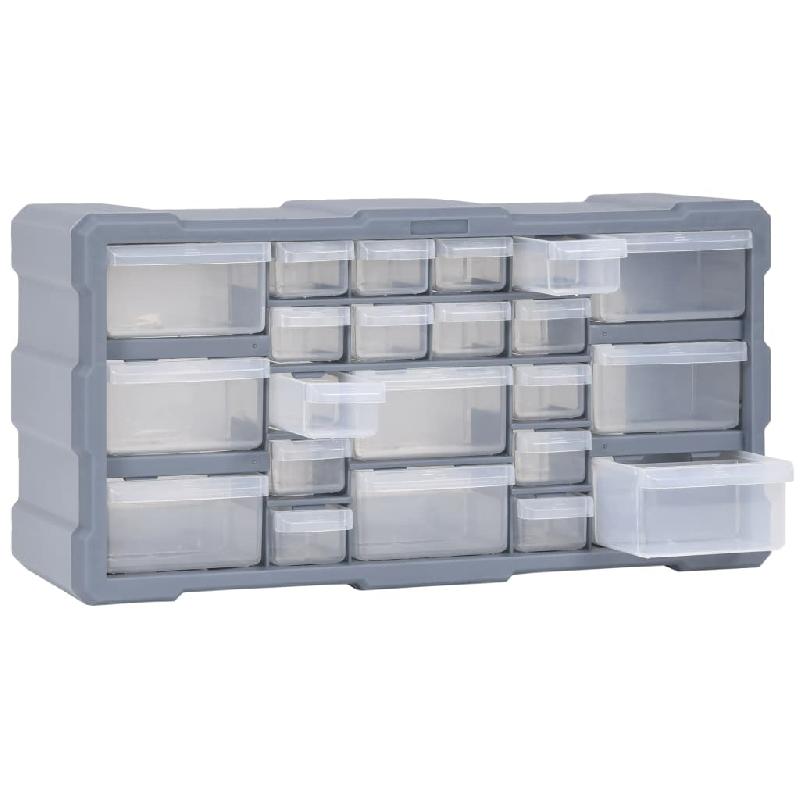 Vidaxl organisateur multi-tiroirs avec 22 tiroirs 49x16x25,5 cm 147584_3