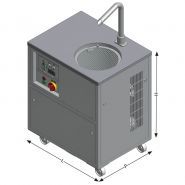 Tempéreuse à chocolat sans cuve chauffante avec indicateur de niveau