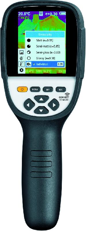 Caméra thermique compacte Connect - écran 3,2 pouces - capteur infrarouge 220x160 - plage de température -20° à 350°C - marque Romus_3