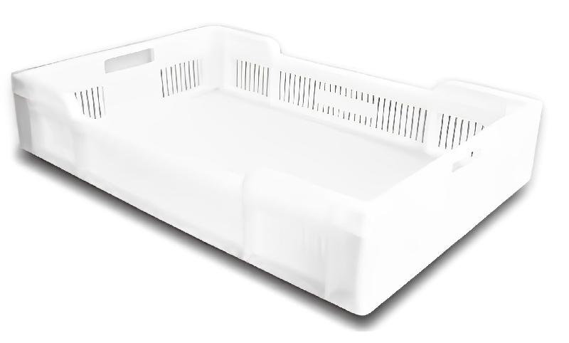 Bac gerbable 600 x 400 - décrochement - Norme Europe - PEHD - Résistance aux chocs_3
