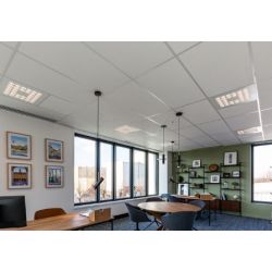 Dalle LED 29W faible consommation - température de couleur interchangeable - Origami Multi K, design contemporain_3