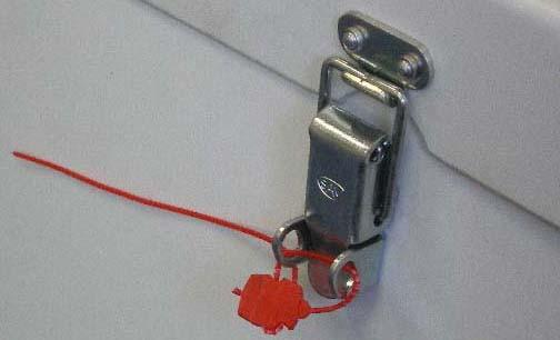 Scellé PP à tige crantée ronde - Longueur 167mm-Tige Ø1.2mm - Jaune_3