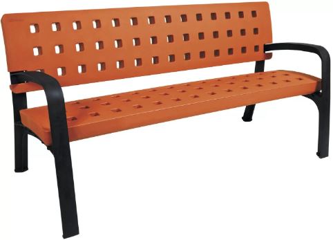 Banc public Modo en plastique 100% recyclable - traité anti-UV, anti-graffitis, sans entretien - 170 cm_3