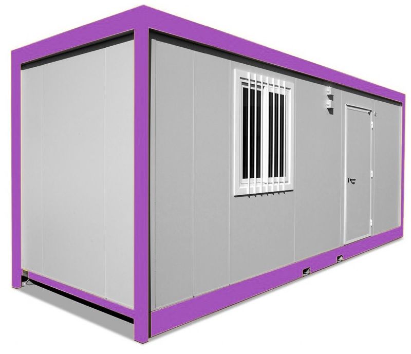 Bungalow monobloc/démontable - 2,00m x 2,44m x 2,15m (int) / 2,45m (ext) - Acier galvanisé et panneaux sandwich_3