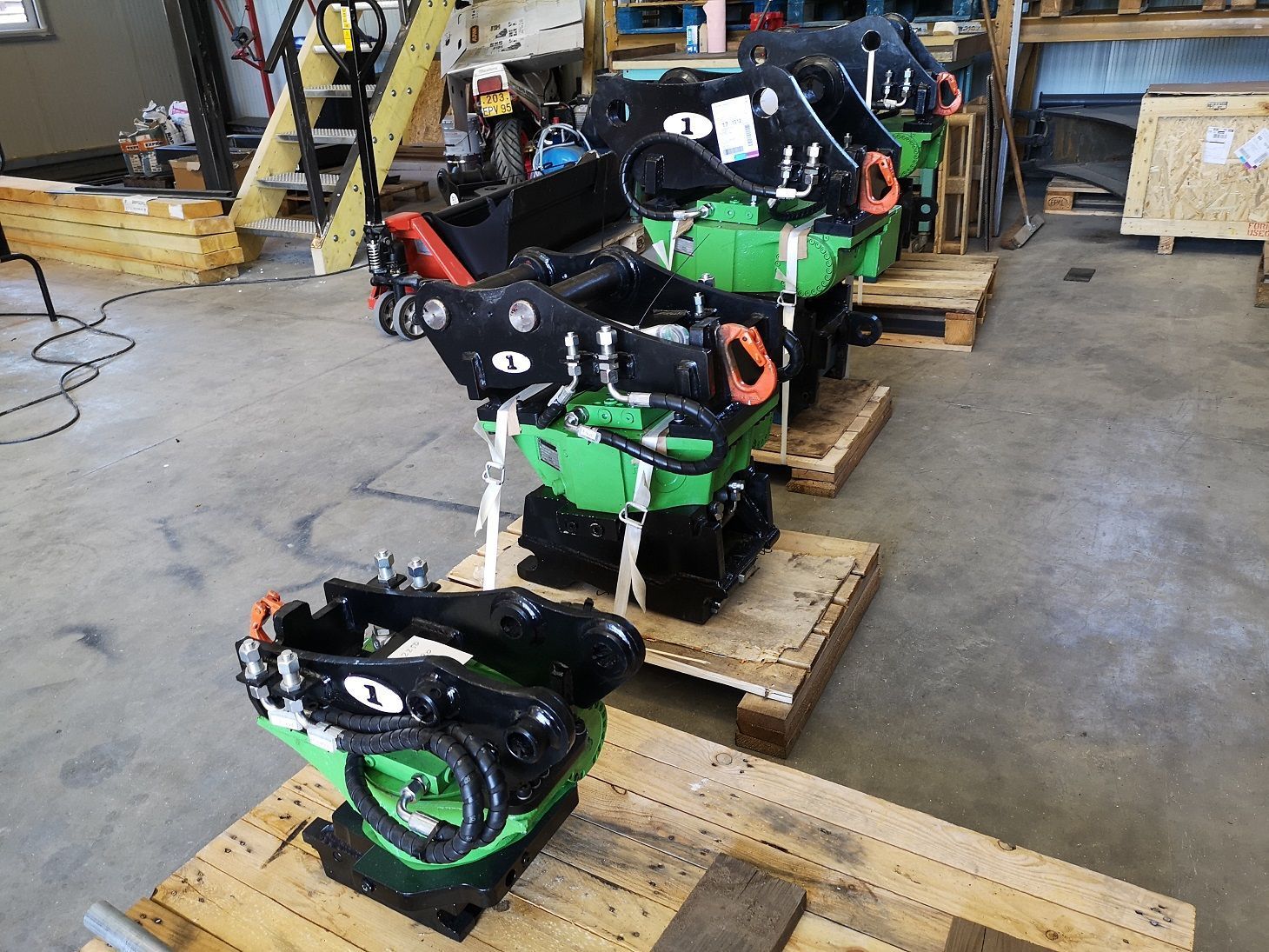 Système Roto-one sans besoin de graissage pour pelles compactes