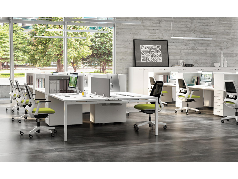 Fauteuil de bureau Apollo en résille - Mécanisme synchrone et soutien lombaire_3