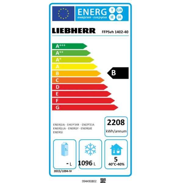 Armoire réfrigérée négative Inox - GN2/1 - 1360L | Liebherr - FFPSvh 1402 Perfection_3