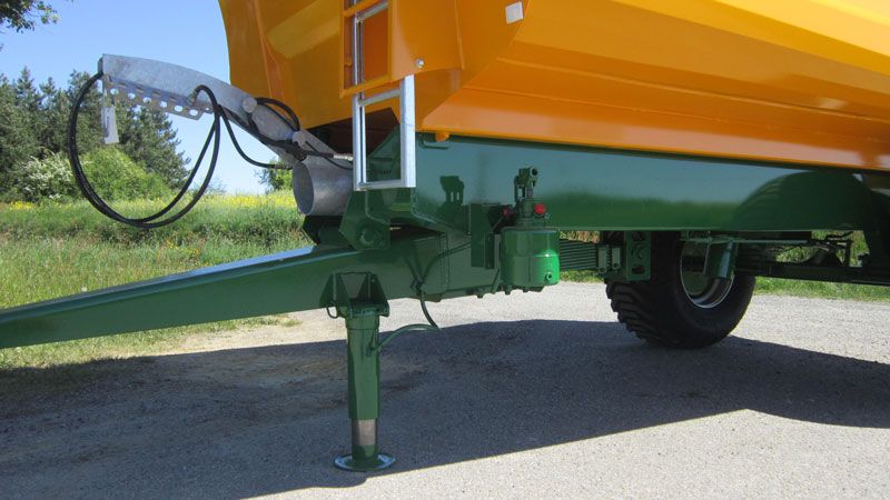 Caisse acier résistant SSAB Domex 500 pour matériaux lourds