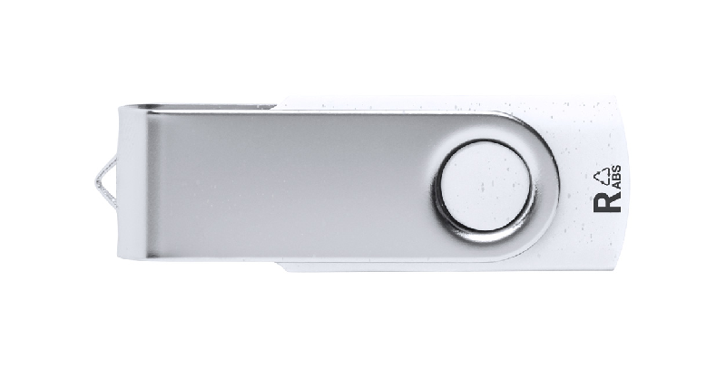 Clé USB publicitaire Twist - plastique ABS recyclé et boîtier métal - 16 Go - USB 2.0_3