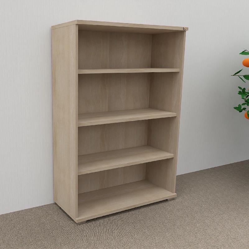 Étagère avec 3 tablettes - Mobel Linea - Acacia clair_3